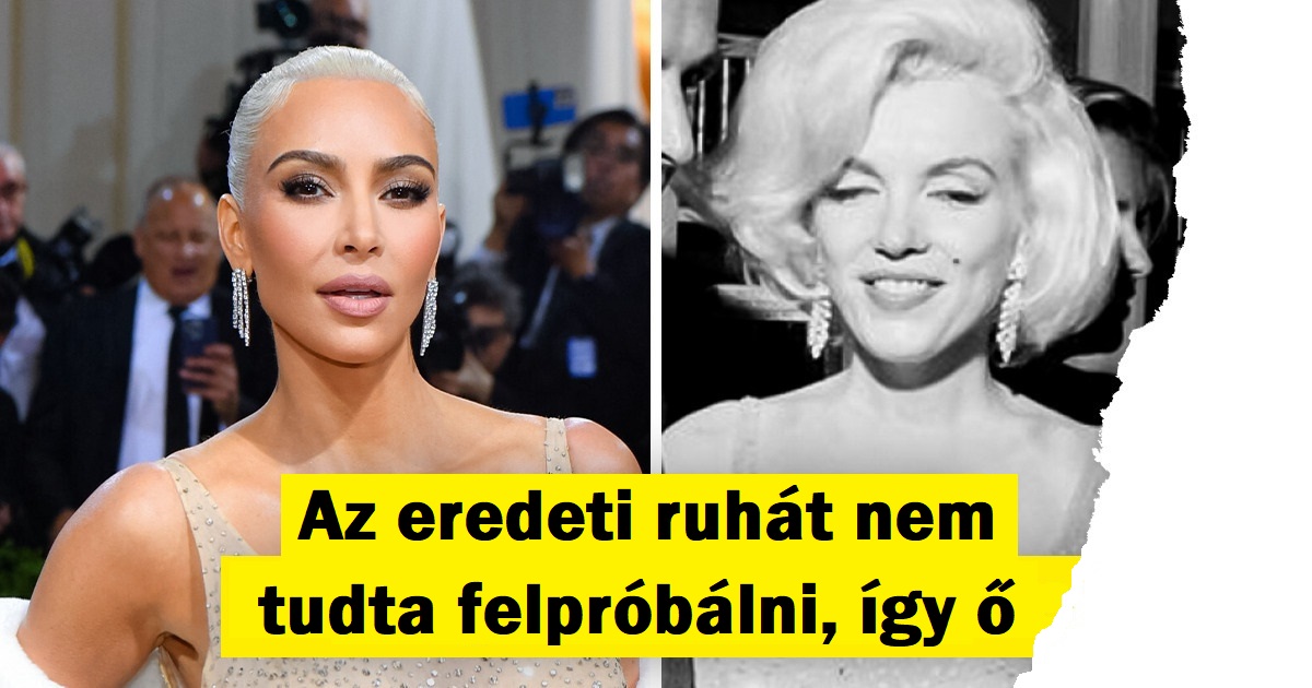 Hogyan viselhette Kim Kardashian Marylin Monroe eredeti ruháját a Met-gálán?