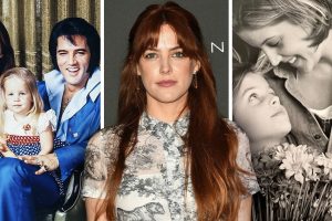 Lisa Marie Presley lányának titokban megszületett első gyermeke, a férje Presley gyászszertartásán utalt rá
