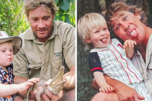 Robert Irwin könnyekben tört ki, miután megnézte néhai apja, Steve Irwin különleges, tizenkilencedik születésnapi üzenetét, és mi is elérzékenyültünk