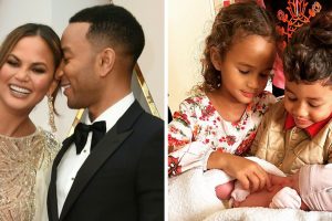 „Apuci éjszakánként örömkönnyeket hullat” – Chrissy Teigen megosztotta az első fotót újszülött lányáról és elárulta különleges nevét is