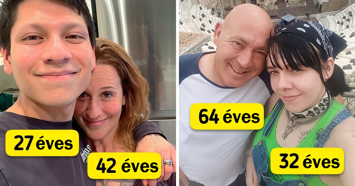 15 boldog pár, akik bebizonyítják, hogy a kor csak egy szám, ha az igaz szerelemről van szó