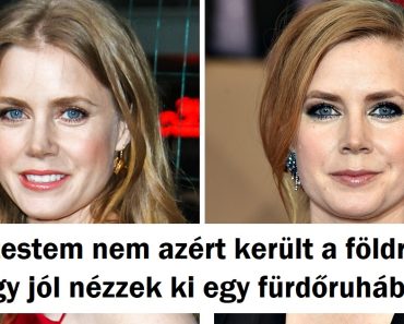 Amy Adams nem tartja elsődlegesnek a fogyást, és felidézi a terhességi tapasztalatait