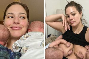 Ashley Graham elmagyarázza, miért hagyta abba az 5 hónapos ikrei szoptatását