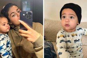 Kylie Jenner végre felfedte 11 hónapos kisfia arcát és egyedi nevét