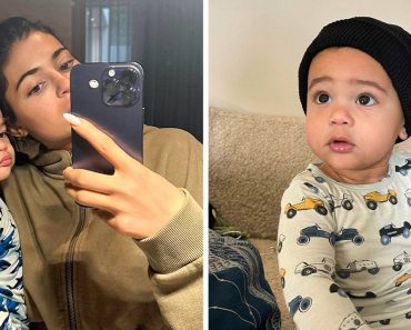 Kylie Jenner végre felfedte 11 hónapos kisfia arcát és egyedi nevét