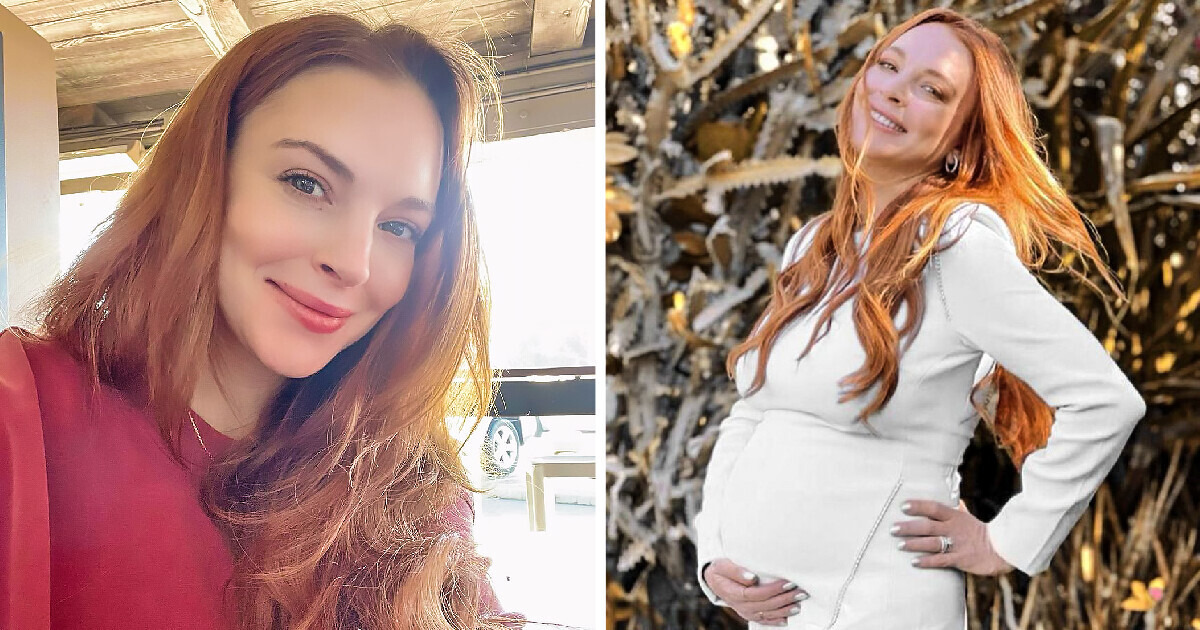 Lindsay Lohan ragyogóan néz ki, ahogy megmutatja babapocakját