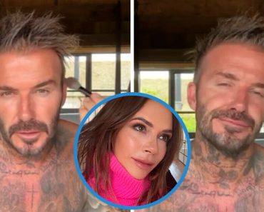 A póló nélküli David Beckham egy furcsa videóban viccelődik feleségén, Victorián