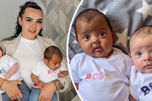 Egy fehér anya és félig jamaicai partnere különböző bőrszínű ikreket köszöntenek