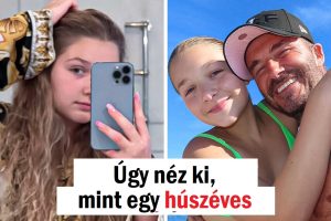 David Beckham 12 éves lánya, hosszú műkörmökkel debütál és megosztja a véleményeket