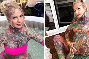 Egy nagymama elköltötte a megtakarításait, hogy tetováltassa a testét, annak ellenére, hogy a kritikusok azt mondták, hogy túl öreg