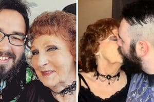 53 év korkülönbség van köztünk, és a legkevésbé romantikus helyen találkoztunk, de a szerelmünk virágzik