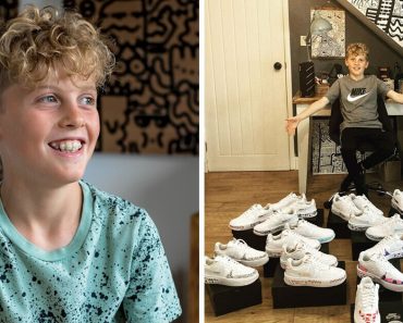 A 13 éves fiú Nike-szerződést kötött, miután firkálmányai miatt évekig elzárásban volt