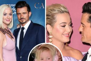 Katy Perry és Orlando Bloom lánya először jelent meg a nyilvánosság előtt (Pont úgy néz ki, mint az anyukája)