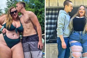 A pár gúnyolták a külsejük miatt, de a 114 kilós nő bebizonyítja, hogy az igaz szerelem messze túlmutat a külsőségeken