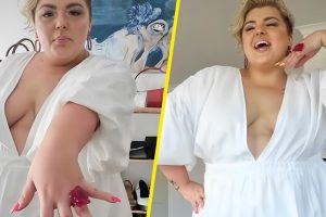 Kritizálták a nőt a ruhája miatt, amit egy barátja esküvőjén viselt