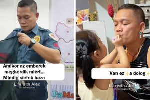 Egy rendőrről készült videó vírusként terjed, és bizonyítja, hogy az apa-lánya kötelék mindennél erősebb