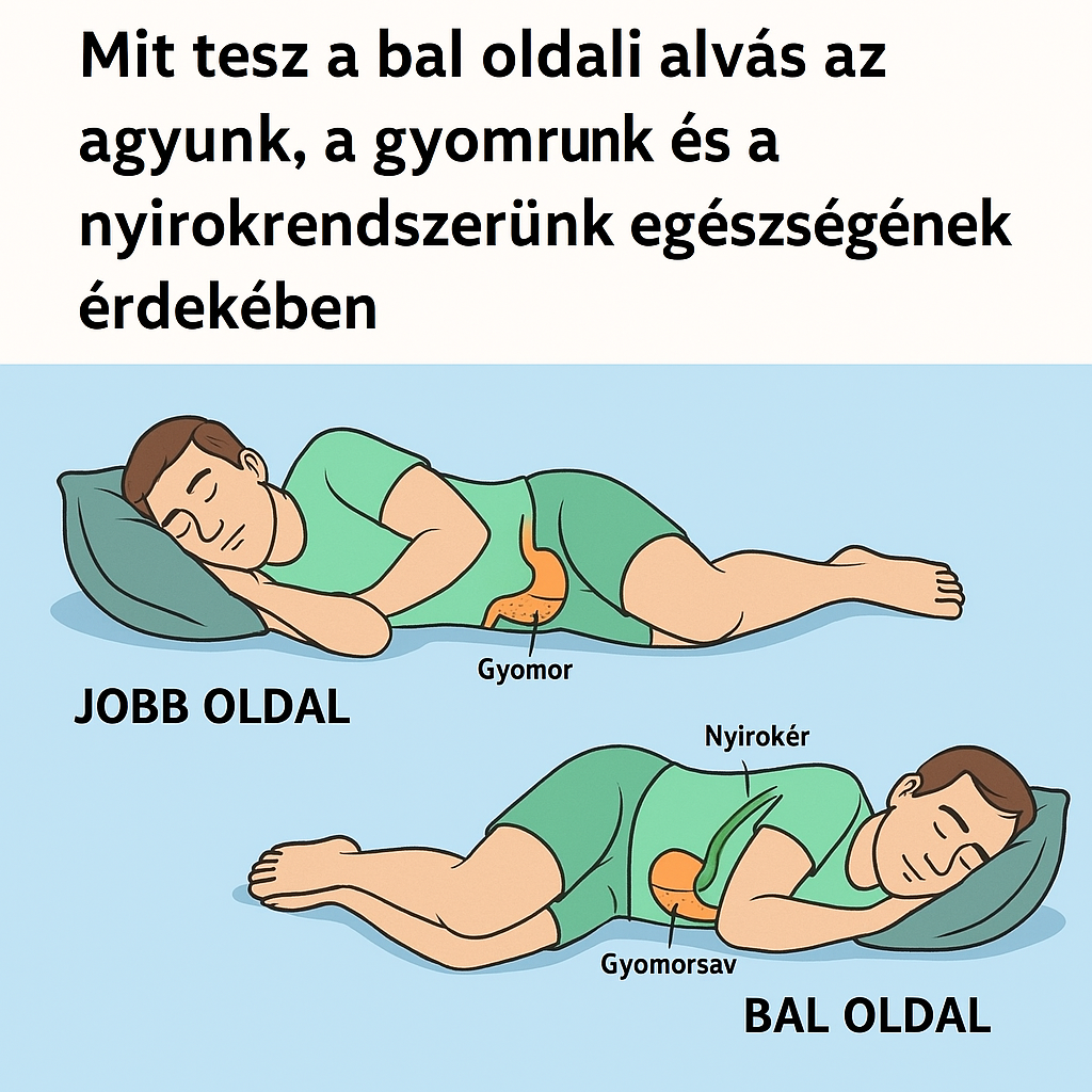 A bal oldalon alvás csodálatos előnyei – 5percblog